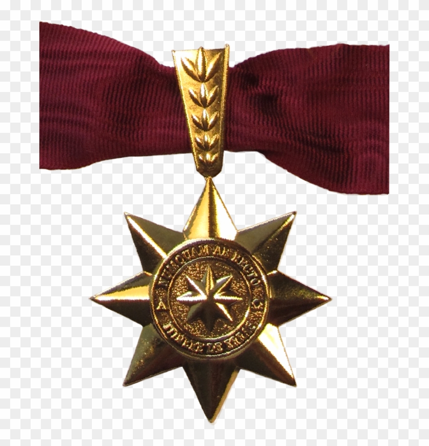La Estrella De Oro Del Concilio - Gold Medal Clipart