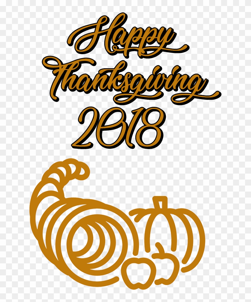 Holidays - Thanksgiving 2018 Clip Art - Png Download