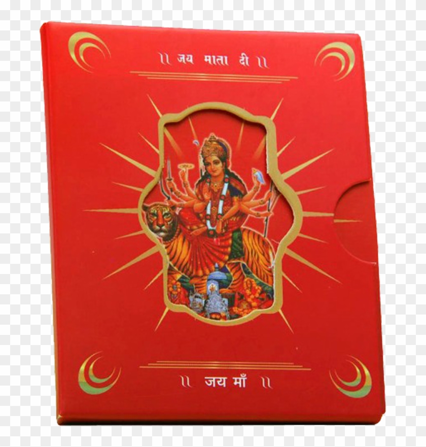 Aarti Booklet Durga Mata Meenakari - Graphic Design Clipart #460260