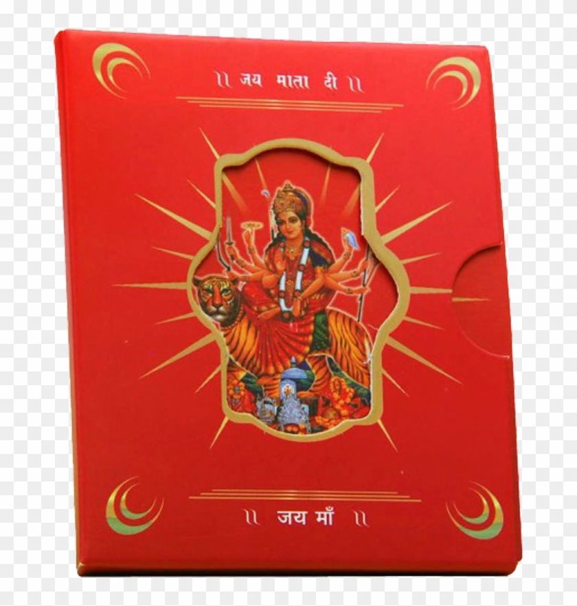 Aarti Booklet Durga Mata Meenakari - Graphic Design Clipart