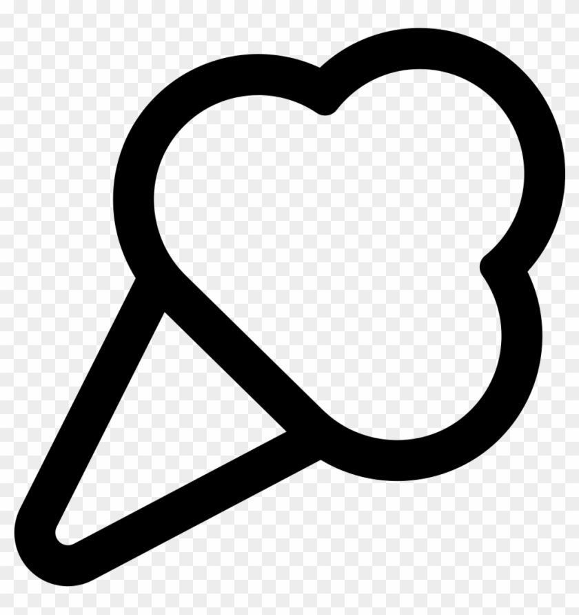 Ice Cream Cone Outline Comments - Ice Cream Cones Outline Clipart