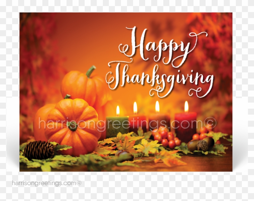 Traditional Happy Thanksgiving Postcards Clipart