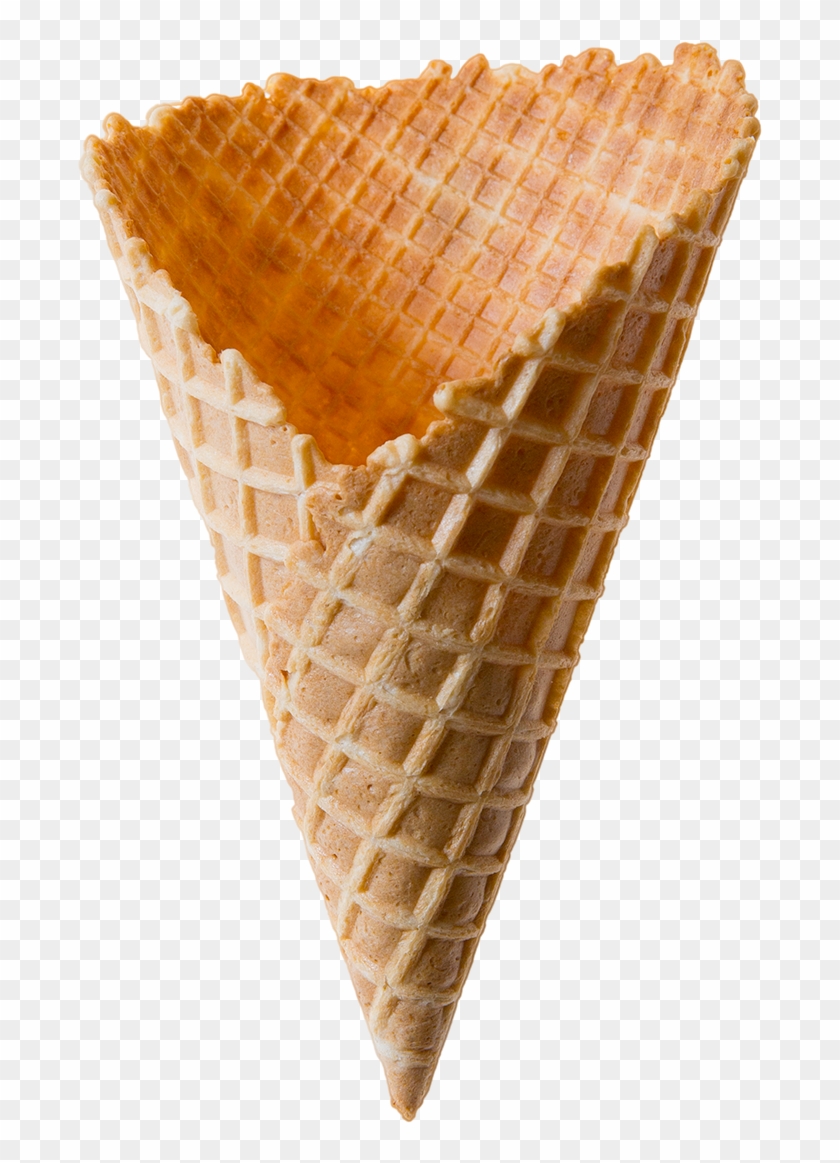 Large Waffle Cone - Ice Cream Cone Png Waffle Cone Clipart #460480