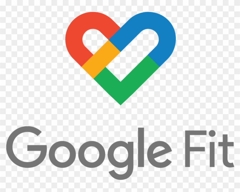 Googlefit Stacked Lockup Color Cmyk - Google Fit Logo Clipart