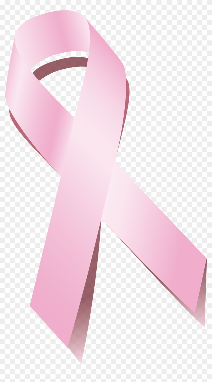 Pink Ribbon Only 2018 01 - Construction Paper Clipart #460711