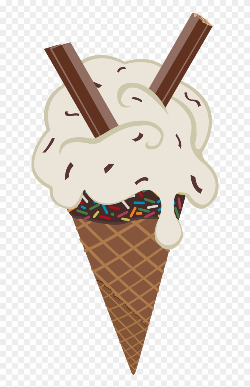 Ice Cream Cone Cm By Arctickiwi On Clipart Library - Vector Ice Cream Cones Png Transparent Png #460717