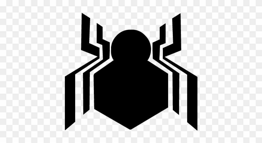 Spiderman Symbol Png - Spiderman Logo Tom Holland Clipart #461050