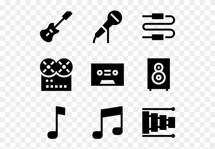 Music And Instruments - Pop Music Vector Icon Clipart