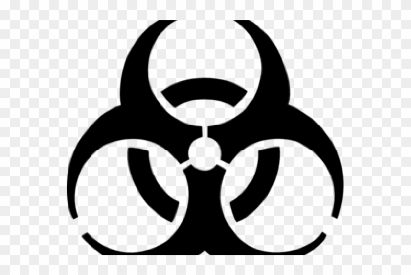 Biohazard Symbol Clipart Nuke - Transparent Bio Hazard Sign - Png Download #461058