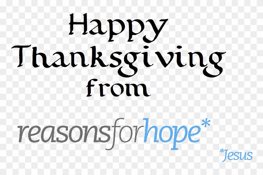 Happy Thanksgiving - Calligraphy Fonts Clipart #461083