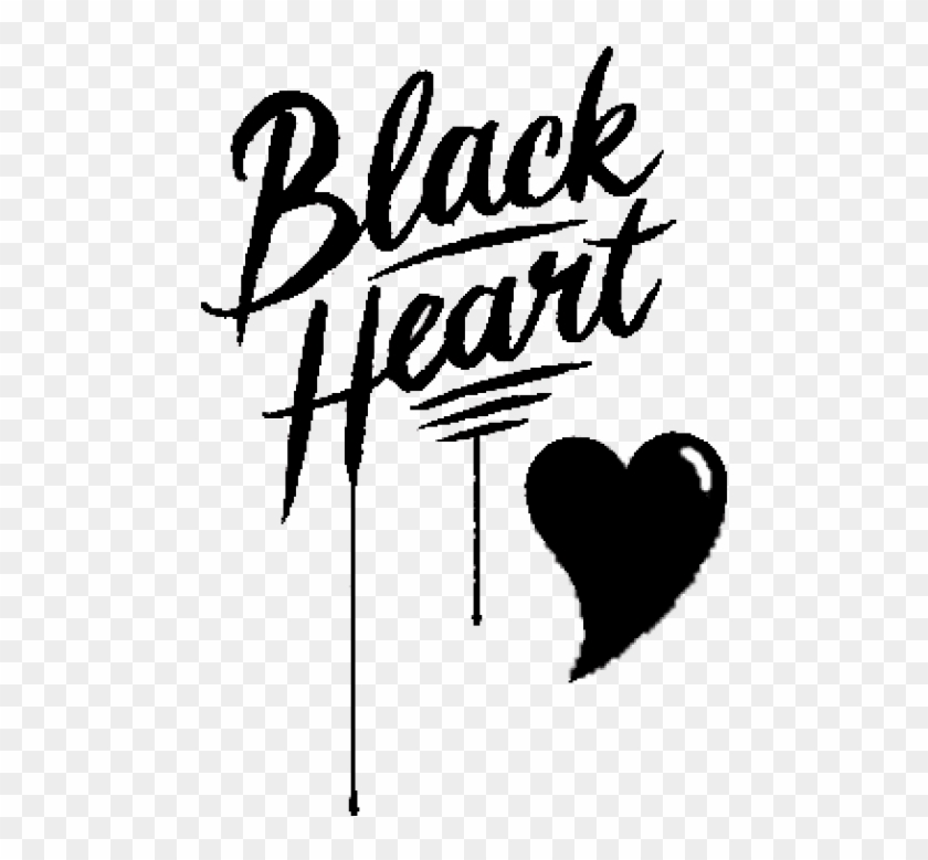 Free Png Download Stooshe Black Heart Png Images Heart Clipart Pikpng