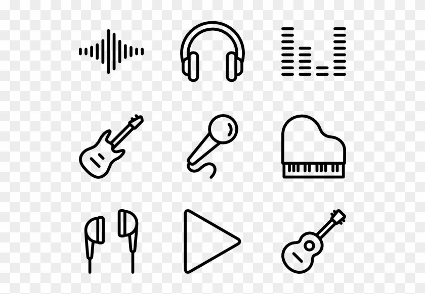 Music And Multimedia Linear - Event Icon Clipart #461221