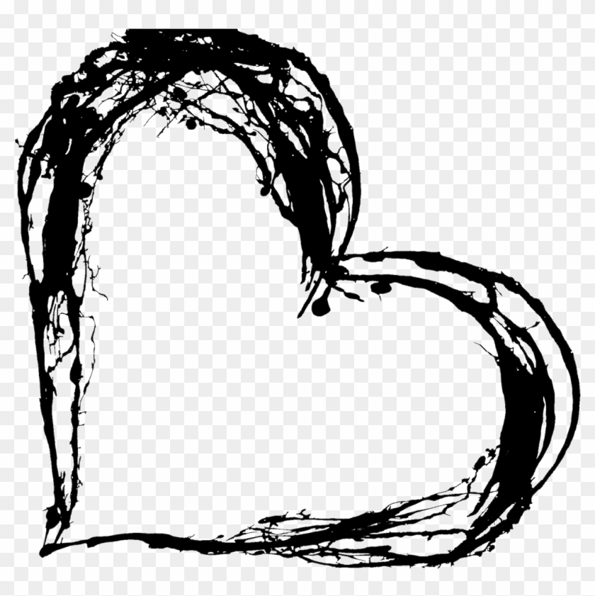 Black Heart , Png Download - Black Heart Clipart