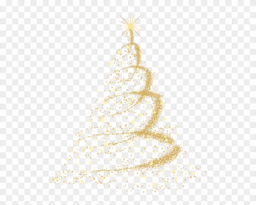 Transparent Png Gold Christmas Tree Clipart