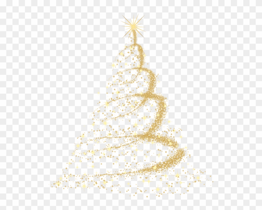 Transparent Png Gold Christmas Tree Clipart #461383