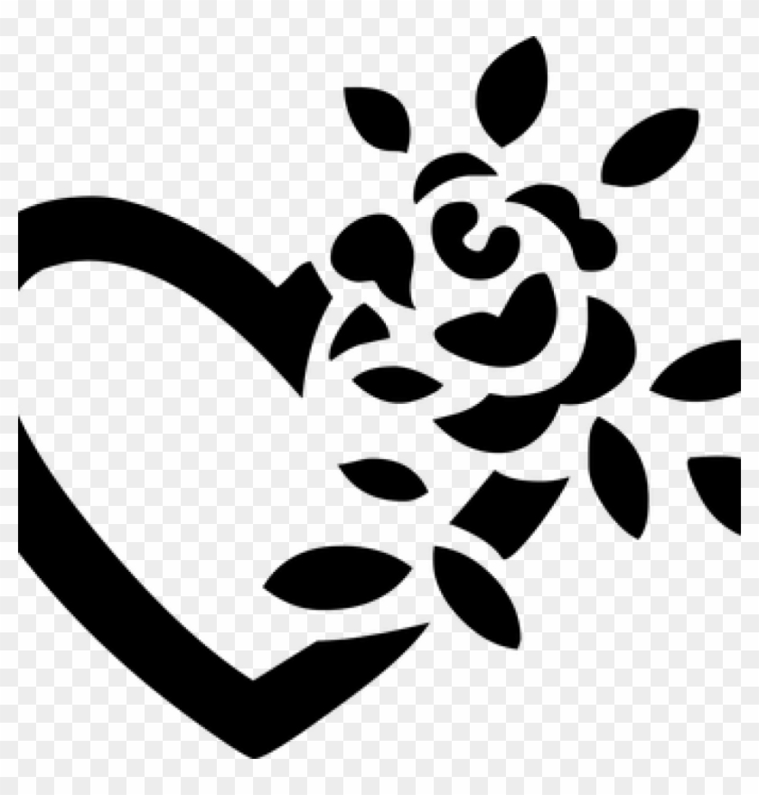 Black And White Heart Images Black Heart Images Pixabay - Beautiful Simple Border Designs Clipart