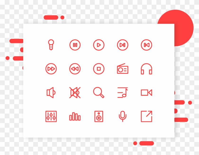 Music Icon By Wa'js - Circle Clipart