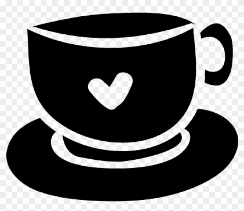 Free Png Download Coffee Cup With Heart Png Images - Tea Cup Icon Png Clipart