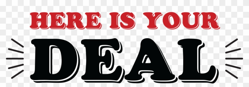 Here Is Your Deal Clipart