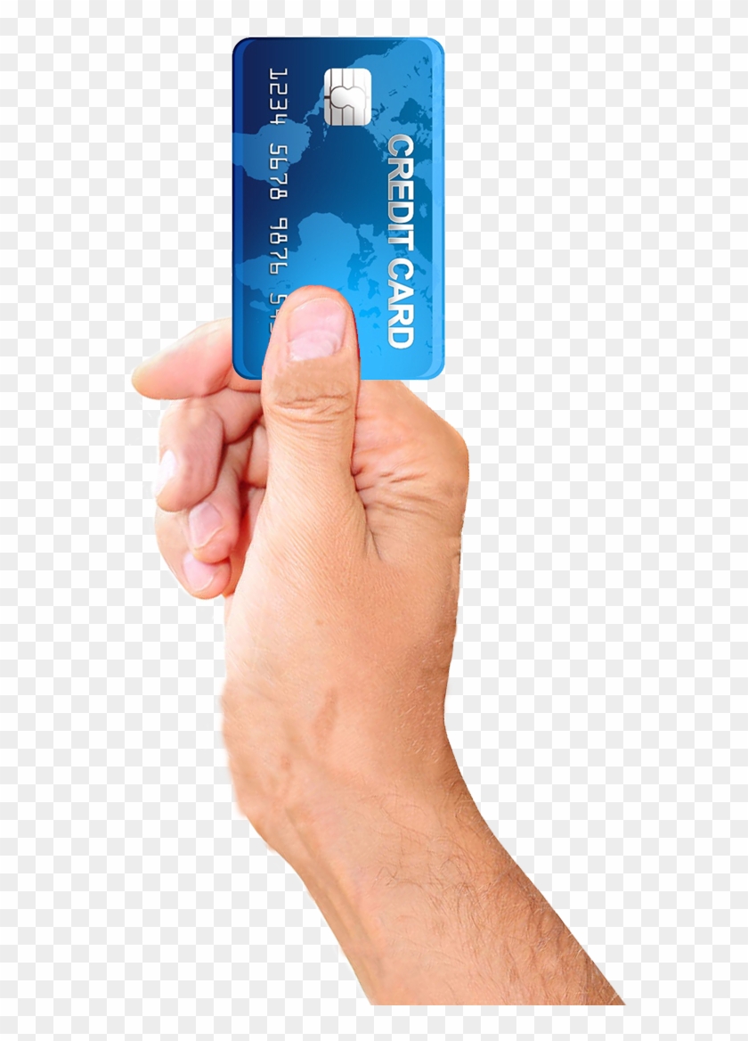 Hand Holding Credit Card Png - Vein Clipart