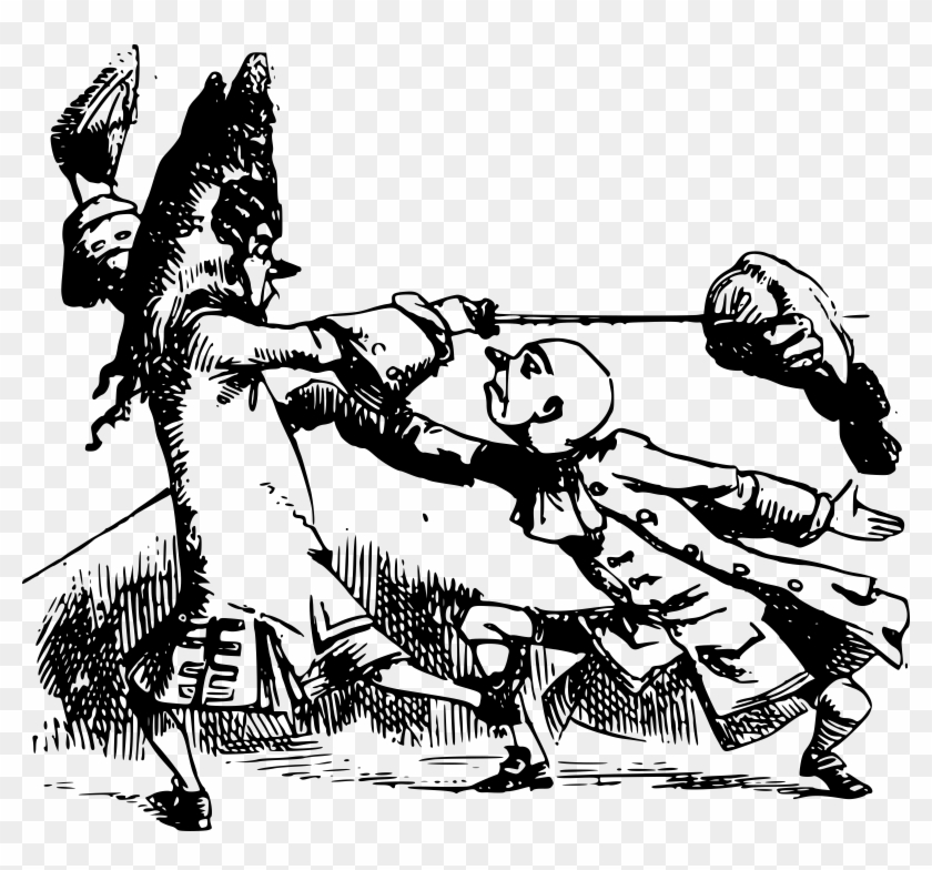 This Free Icons Png Design Of Fencing Persons And A Clipart