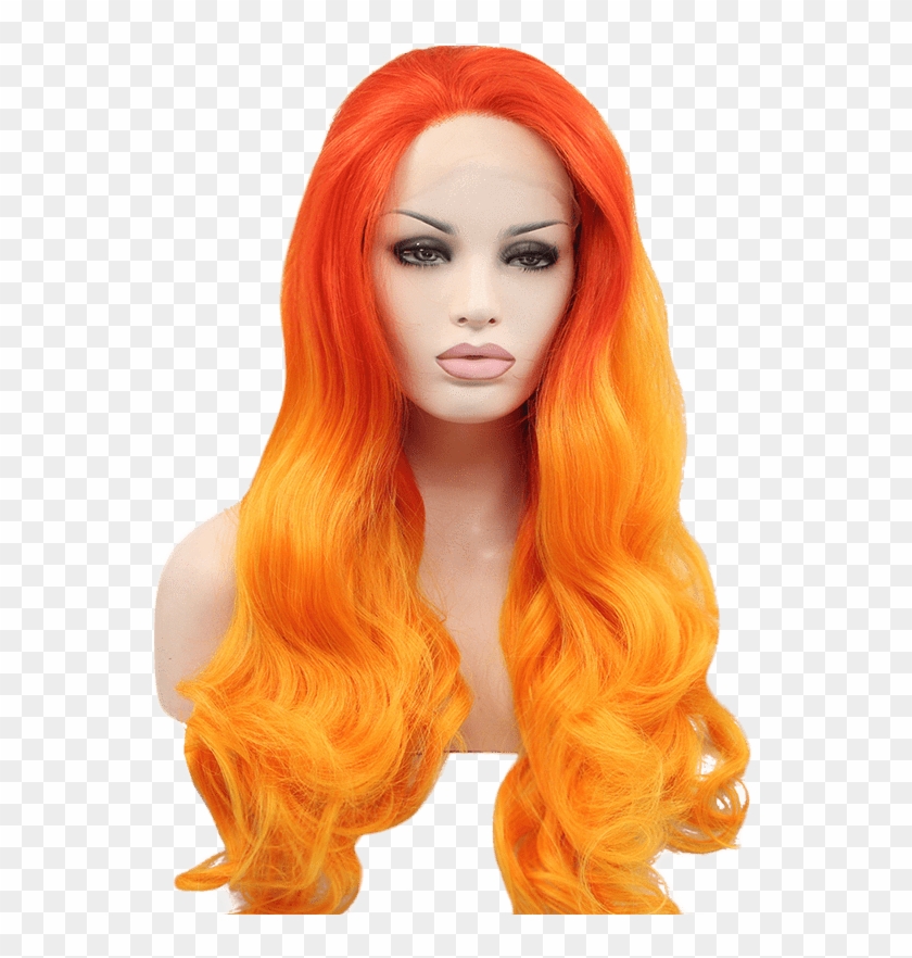 Orange Cosplay Wig Clipart #462729