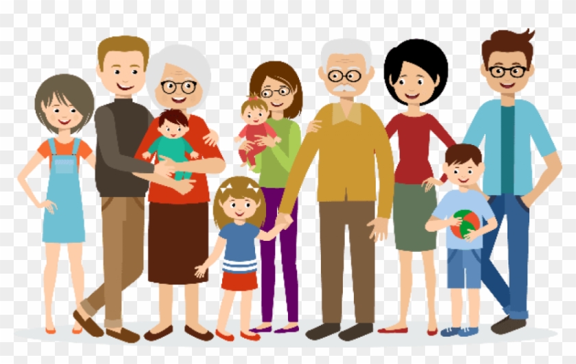 Free Png Download Big Family Animated Png Images Background - Big Family Clip Art Transparent Png