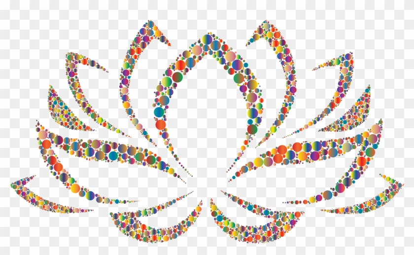 Colorful Lotus Flower Circles 3 Clipart Free - Free Lotus Flower Clip Art - Png Download #463057