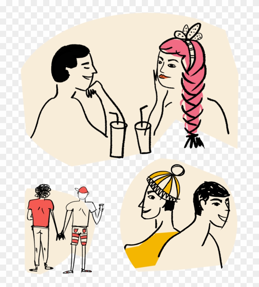 How And Where To Meet New People - Cartoon Clipart