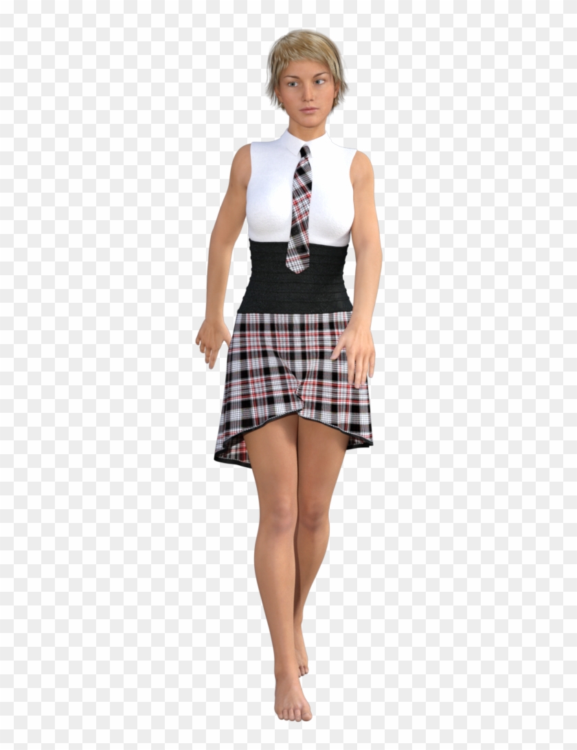 Julie3 Walking - Plaid Clipart #463409