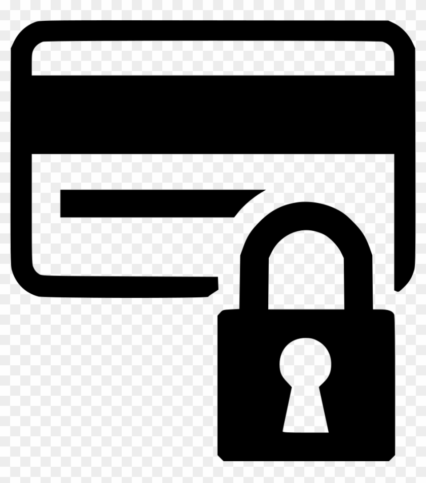 Secured Credit Card Comments - Card Icon Png Lock White Clipart #463481