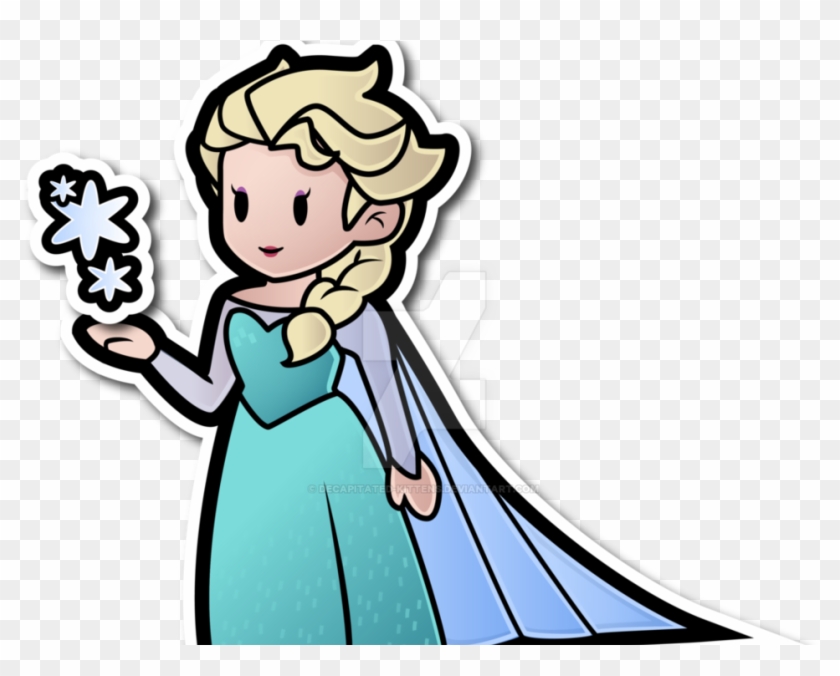 Disney Frozen Sparkle Princess Elsa , Png Download - Cartoon Clipart