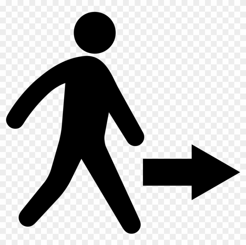 Man Walking Towards Right Direction Comments - Internally Displaced Person Icon Clipart #463728