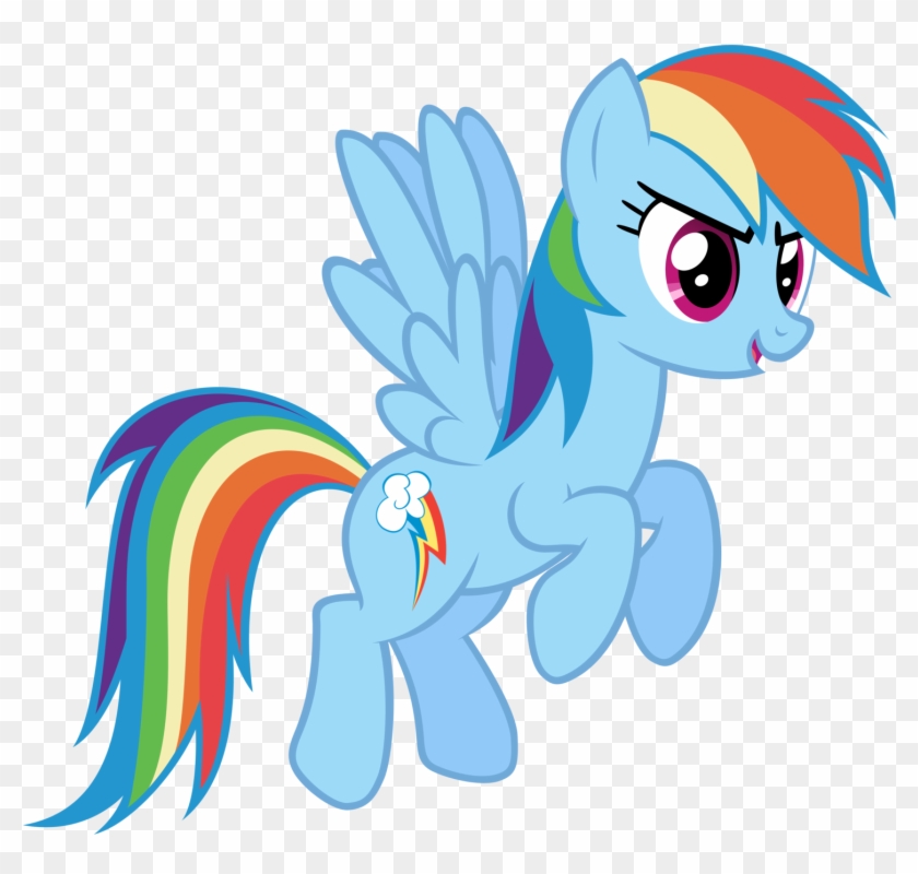 She Has The Abilities Of Speed And Clearing The Sky - My Little Pony Character Png Clipart #463778