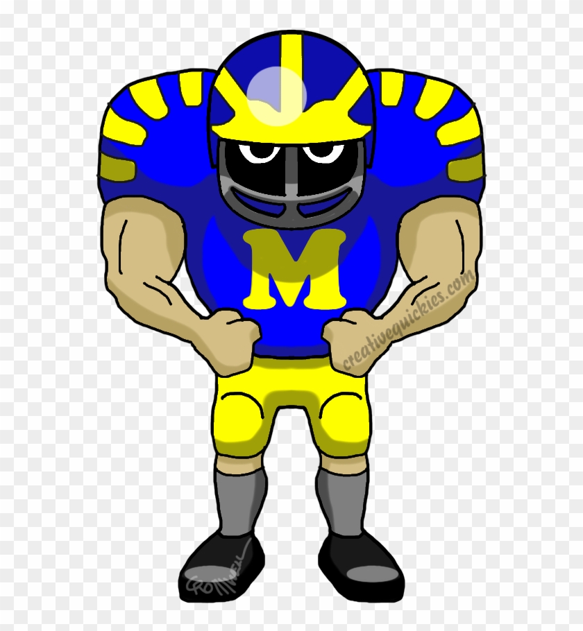 Graphic Black And White Michigan Wolverines At Getdrawings - New Orleans Saints Cartoon Clipart #463837
