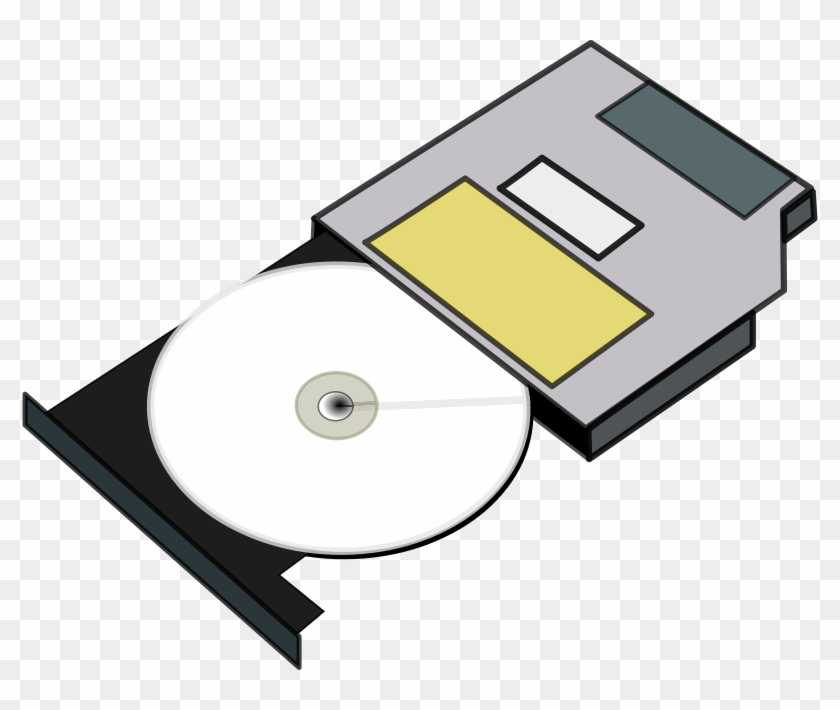 Free Clipart Slim Cd Drive Anonymous - Cd Rom Clipart - Png Download