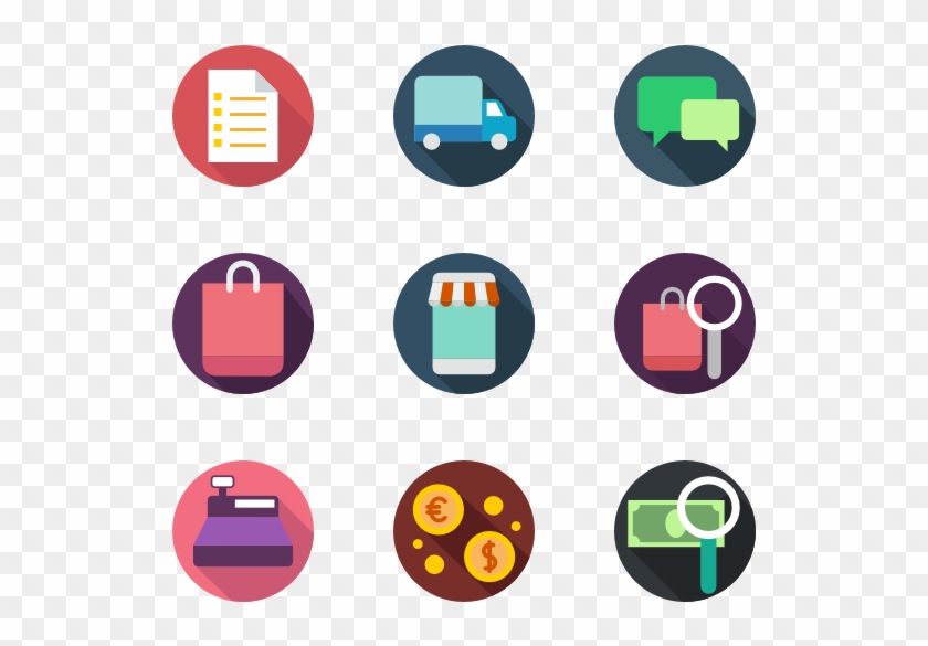 Shopping And Ecommerce Icons - E Commerce Clip Art - Png Download