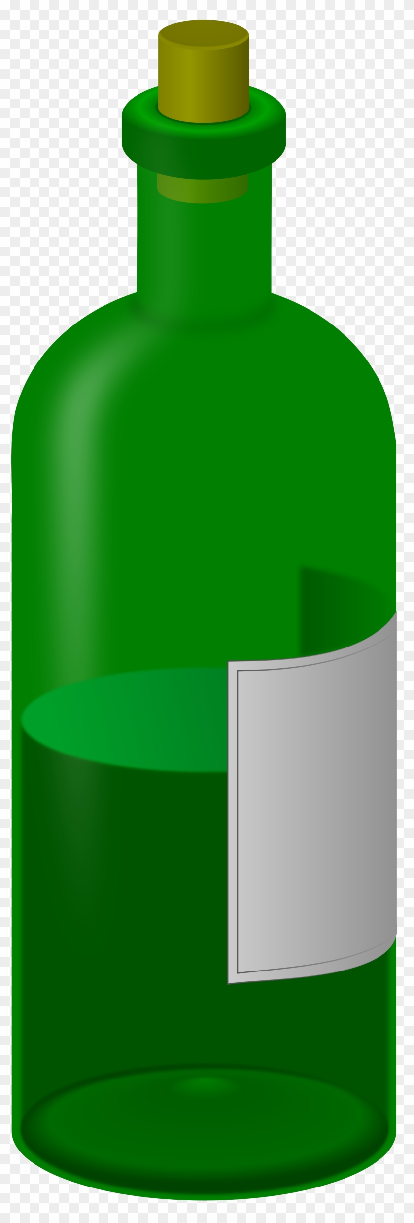 This Free Icons Png Design Of Wine Bottle With Label Clipart #464337