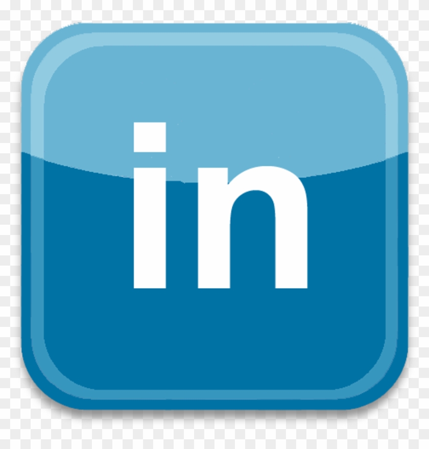 Social Media Logos Linkedin And Pinterest Logos Like - Thumbnail Linkedin Icon Clipart #464425