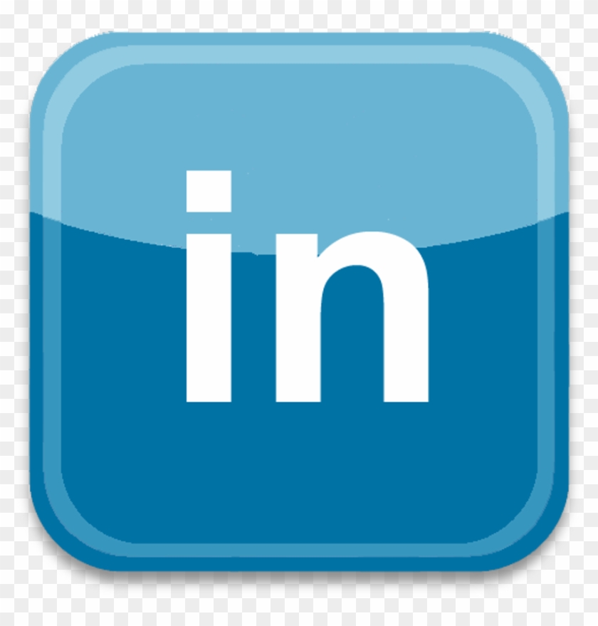 Social Media Logos Linkedin And Pinterest Logos Like - Thumbnail Linkedin Icon Clipart