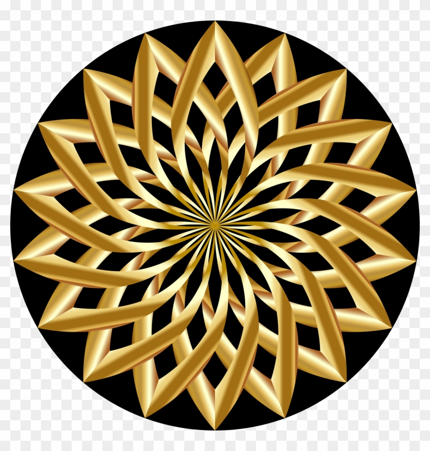 This Free Icons Png Design Of Golden Lotus Clipart #464828