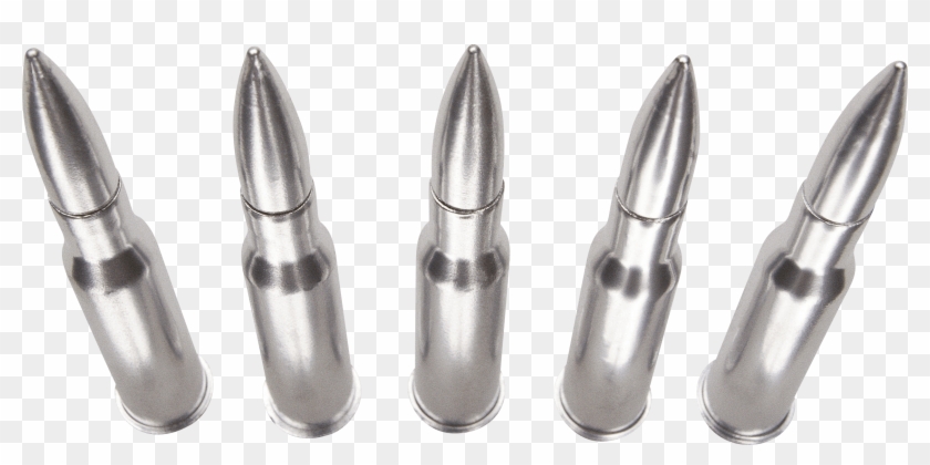 Bullets Silver Row - Transparent Bullets Clipart #464922