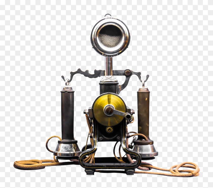 Phone, Communication, Call, Telephone Handset, Old Clipart #465153