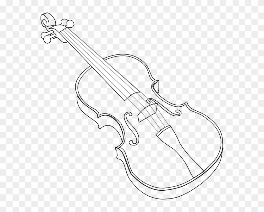 Violin Svg Clip Arts 582 X 596 Px - Png Download #465495
