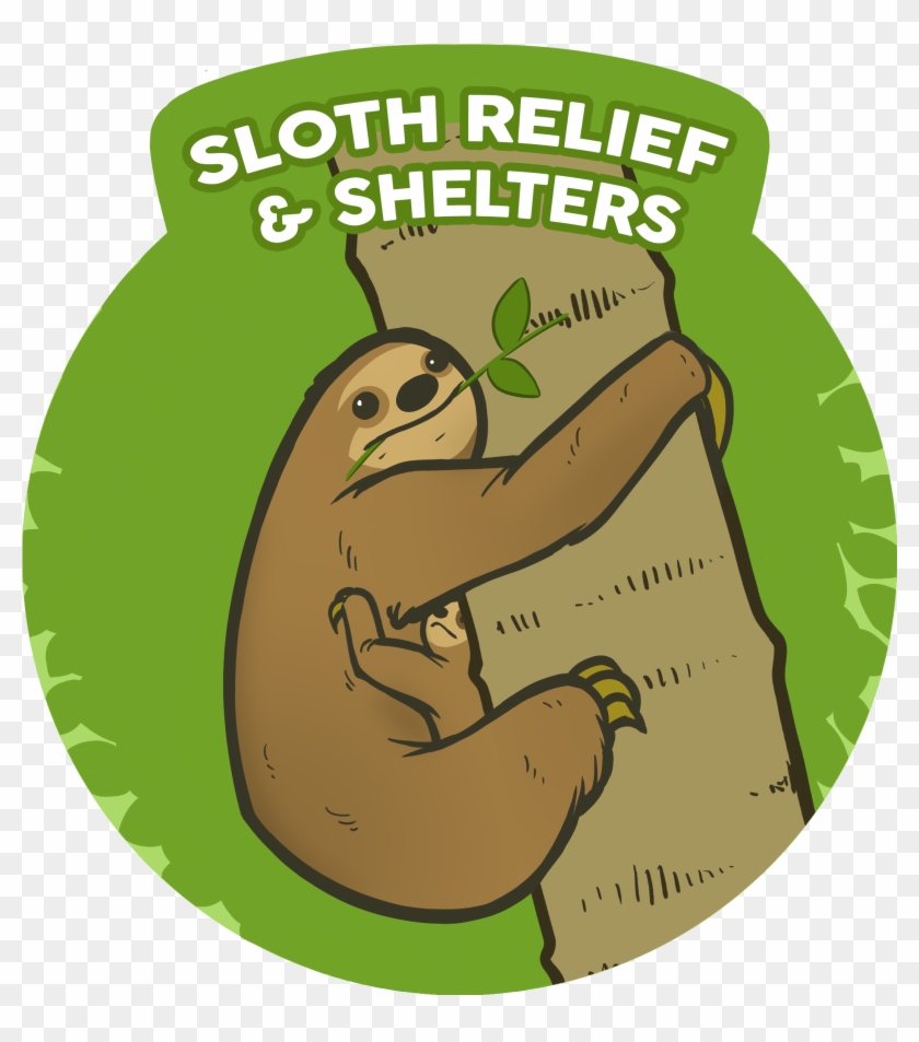 Sloth Relief & Shelters Inc Website - Cartoon Clipart #465680