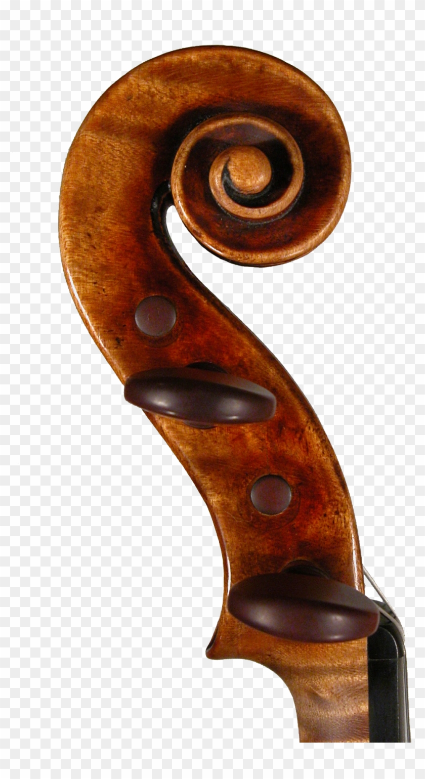 Picture Left Side Scroll Violin - Violin Scroll Png Clipart #465745