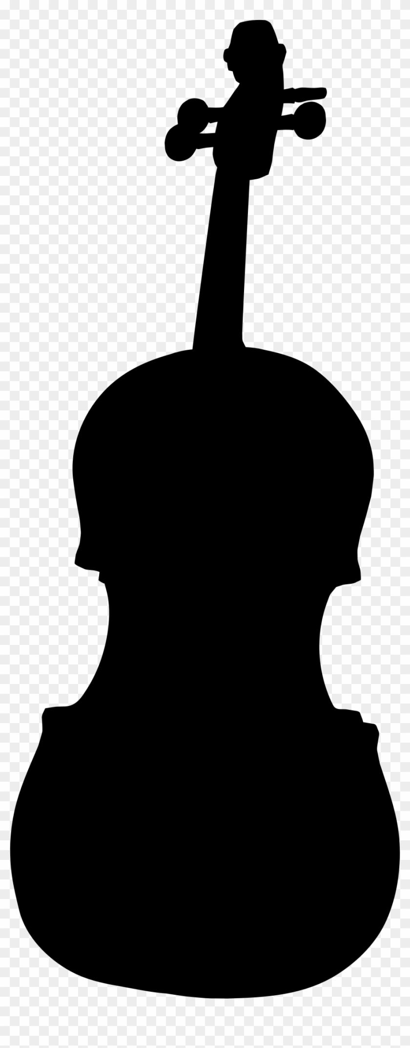 This Free Icons Png Design Of Violin Silhouette Clipart