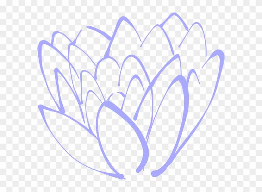 Light Blue Lotus Svg Clip Arts 600 X 535 Px - Png Download #465979