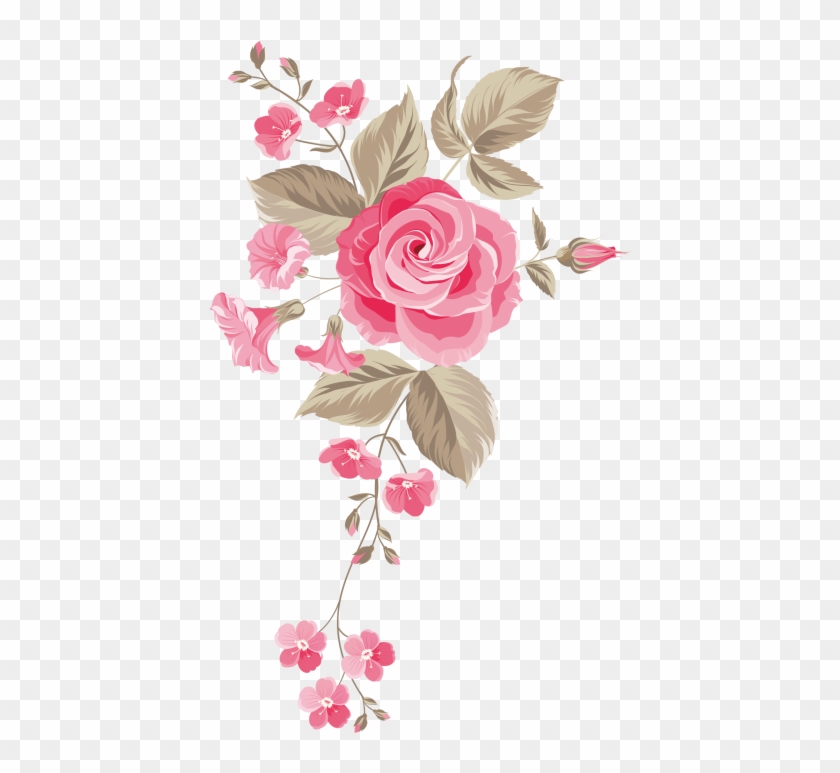 Rose Flower Design Hd Clipart