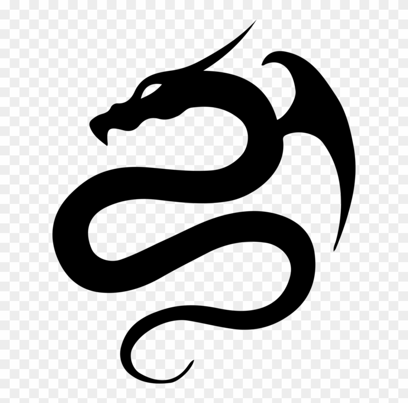 Dragon Tribe Tribal Wars 2 Silhouette Computer Icons - Tribal Naga Clipart